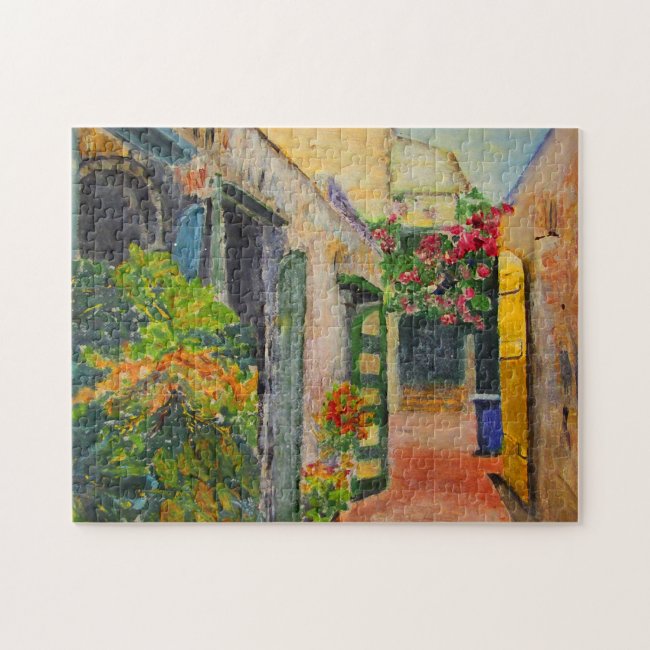 St. Croix Alley Colorful Jigsaw Puzzle