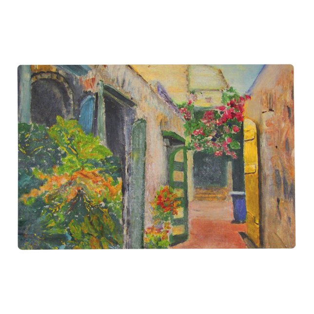 St. Croix Alley Laminated Placemat (Front)