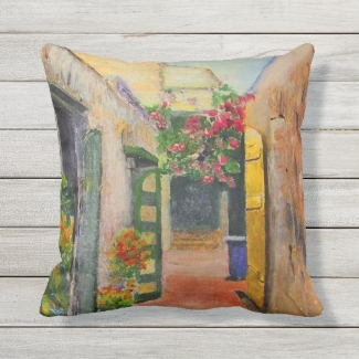 St. Croix Alley Outdoor Pillow