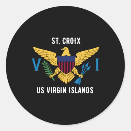 St Croix Classic Round Sticker