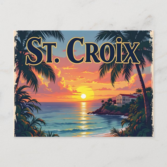 St Croix dreaming Postcard (Front)