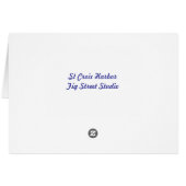 St Croix Harbor Cards (Back Horizontal)