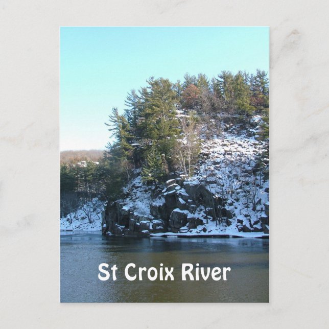 St Croix River Postcard (Front)