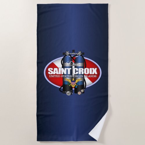 St Croix ST Beach Towel