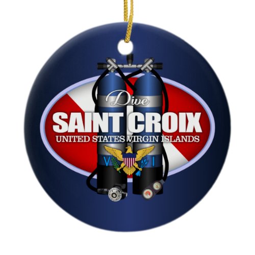 St Croix (ST) Ceramic Ornament