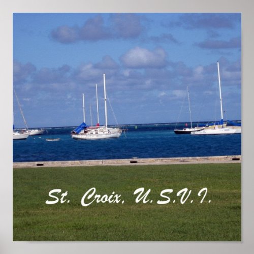 St Croix USVI Poster