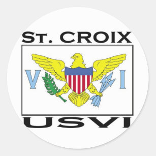 A set of 8 St.Croix Stickers 4.5-5 Stickers 