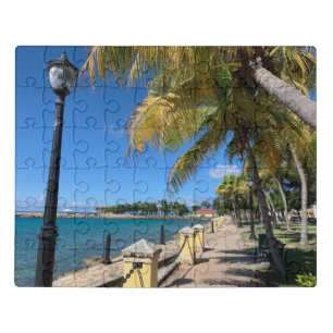 St. Croix US Virgin Islands Frederiksted Tropical Jigsaw Puzzle