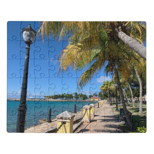 St Croix US Virgin Islands Frederiksted Tropical Jigsaw Puzzle