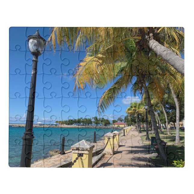 St. Croix US Virgin Islands Frederiksted Tropical Jigsaw Puzzle (Puzzle Horizontal)