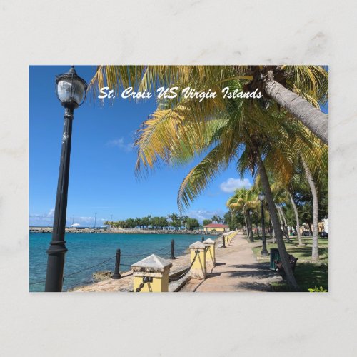St Croix US Virgin Islands Frederiksted Tropical  Postcard
