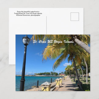 St. Croix US Virgin Islands Frederiksted Tropical Postcard