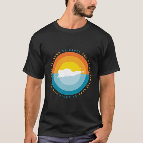 St Croix Usvi Sunset Graphic T_Shirt
