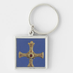 St. Cuthbert's Cross Keychain
