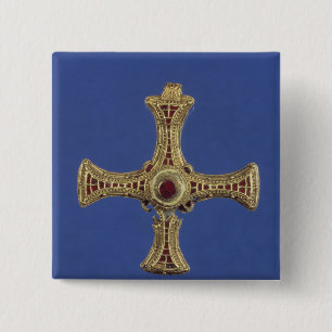 St. Cuthbert's Cross Pinback Button