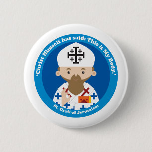 St. Cyril of Jerusalem Button