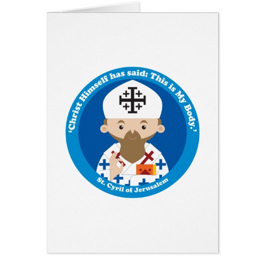 St. Cyril of Jerusalem Cards (Front)