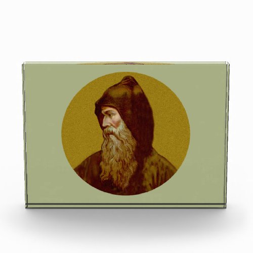 St Cyril the Monk M 002 Horiz Paperweight or Acrylic Award