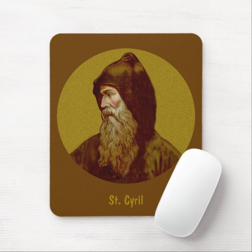 St Cyril the Monk M 002 Vertical Mouse Pad