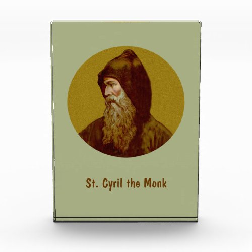 St Cyril the Monk M 002 Vertical Photo Block