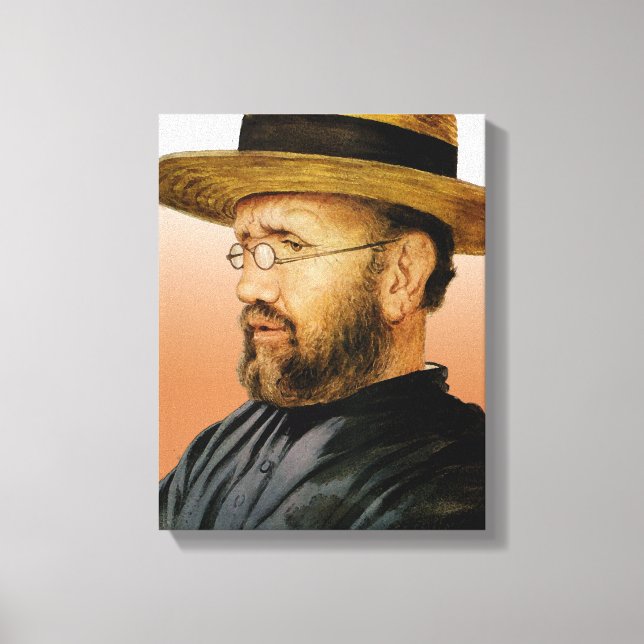 St. Damien of Molokai Canvas Print (Front)