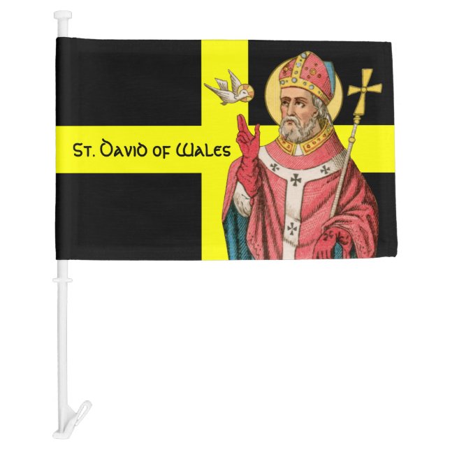 St. David of Wales (P 001) and His Flag (Front)