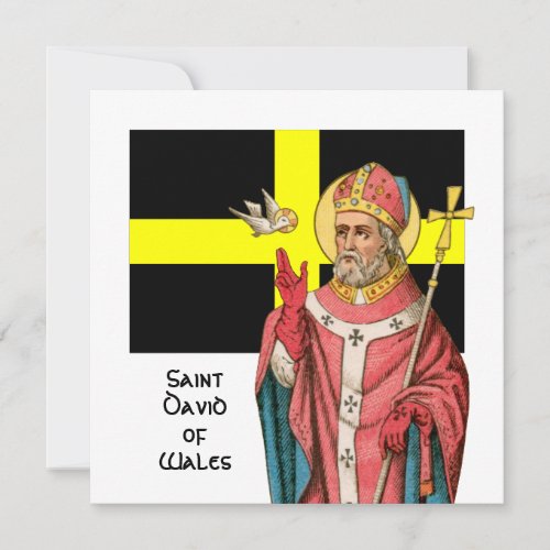 St David of Wales P 001 and His Flag