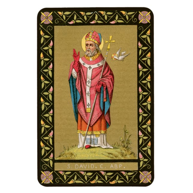 St. David of Wales (P 001) Magnet (Vertical)