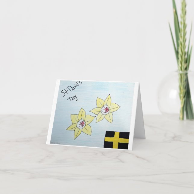St David's Day Card 2nd Pl. WSCO (Front)