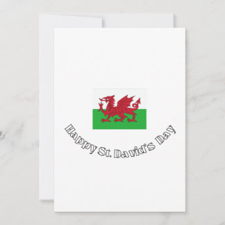 St. David's Day Flat Invitation