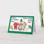 St David&#39;s Day Greeting Card: Bilingual Card