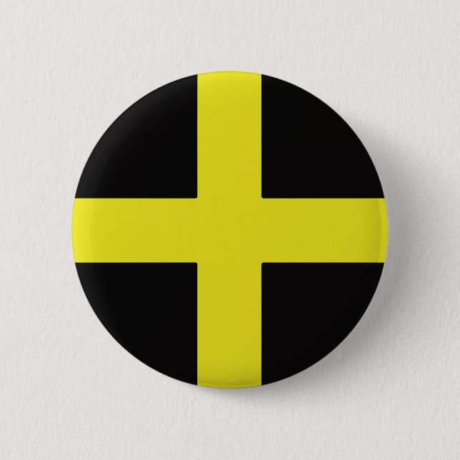 St. David's Day Pinback Button (Front)