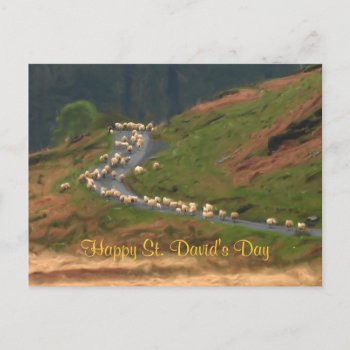 St. David's Day Postcard by Welshpixels at Zazzle