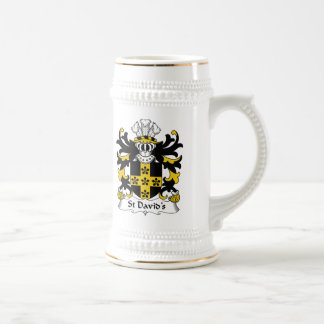 St David's Family Crest Beer Stein