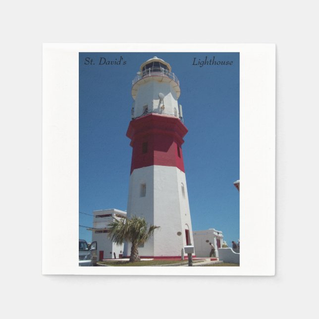 St. David's Lighthouse, Bermuda  Napkins (Front)