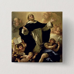 St. Dominic, 1170-1221 Button