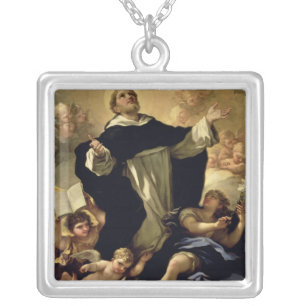 St. Dominic, 1170-1221 Silver Plated Necklace