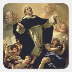St. Dominic, 1170-1221 Square Sticker