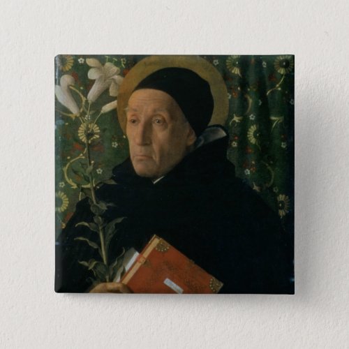 St Dominic 1515 oil on canvas Button