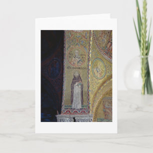 St. Dominic and St. Nicholas, mosaic in the atrium Holiday Card