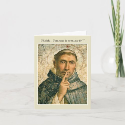 St Dominic Birthday Card