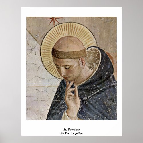 St Dominic By Fra Angelico Poster