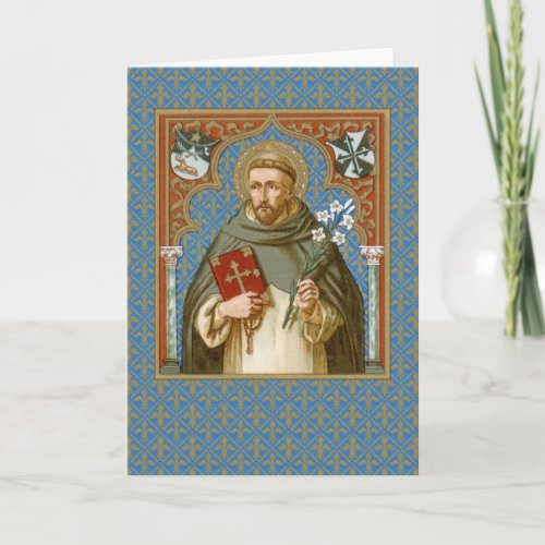 St Dominic de Guzman BK 011 Blank Greeting Card