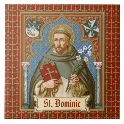 St Dominic de Guzman BK 011 Ceramic Tile