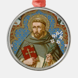 St. Dominic de Guzman (BK 011) Metal Ornament