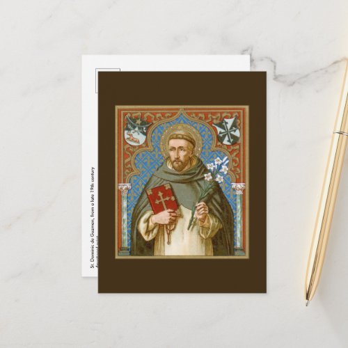 St Dominic de Guzman BK 011 Postcard