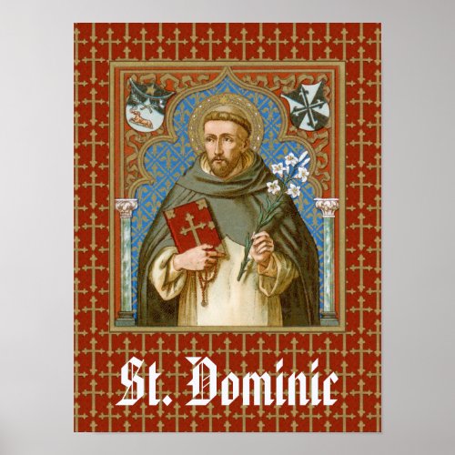 St Dominic de Guzman BK 011 Poster