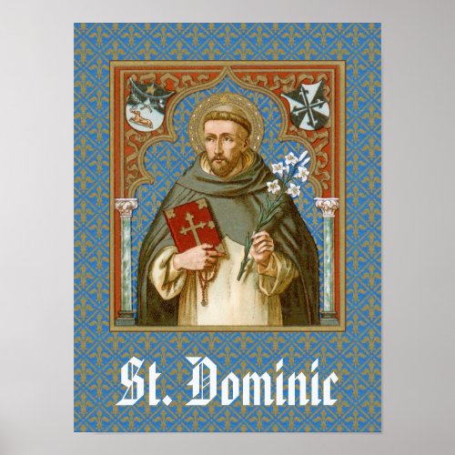 St Dominic de Guzman BK 011 Poster