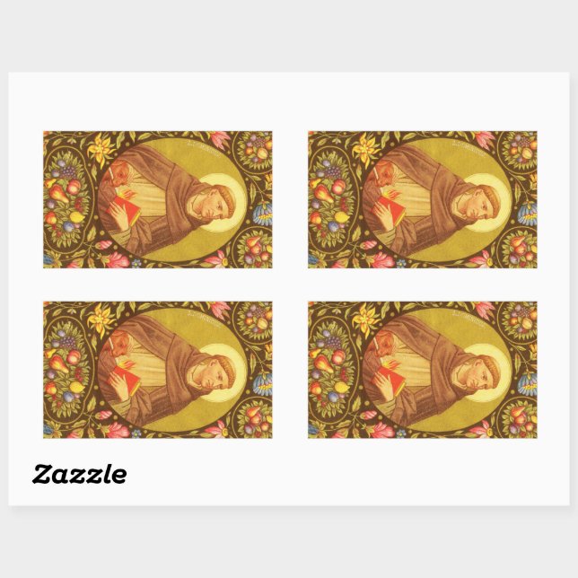 St. Dominic de Guzman (PM 02) Rectangular Sticker (Sheet)