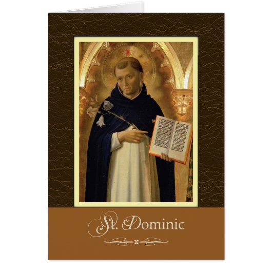 St. Dominic de Guzman Pray For Us Cards (Front)